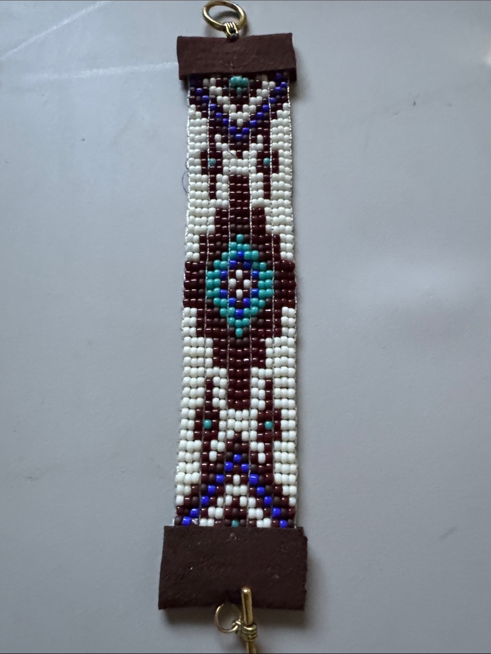 Handmade beaded loom bracelet